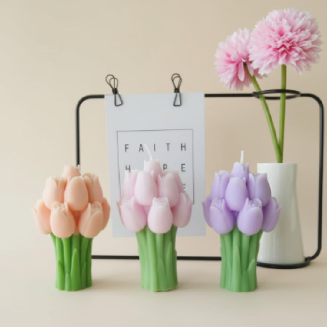 Tulip candles