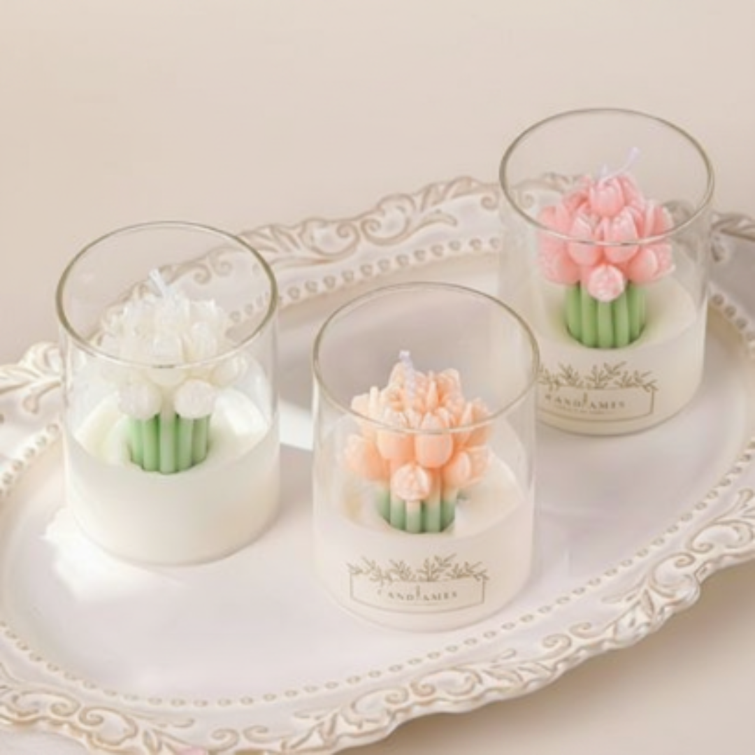 Tulip Bouquet jar